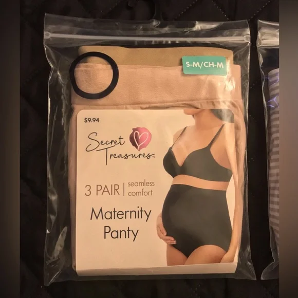 NWT Small/Medium Secret Treasures Seamless Maternity Panties - Picture 7 of 14